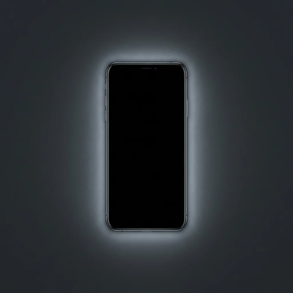 Phone with no notifications — no calls coming in